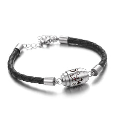 Hollow Stainless Steel Aromatherapy Bracelet