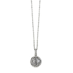 Silver Ball Necklace