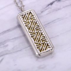Stainless Steel Aromatherapy Pendant Necklace