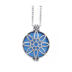Dual-Sided Stainless Steel Aromatherapy Necklace Jewelry