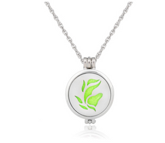 Dual-Sided Stainless Steel Aromatherapy Necklace Jewelry