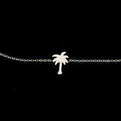 Palm Tree Bracelet - Beach Jewelry Accessory