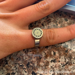 Adjustable Mini Stainless Steel Aromatherapy Ring