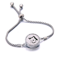 Titanium Steel Essential Oil Aromatherapy Bracelet