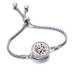 Titanium Steel Essential Oil Aromatherapy Bracelet