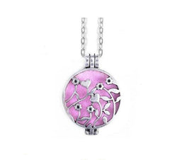 Dual-Sided Stainless Steel Aromatherapy Necklace Jewelry