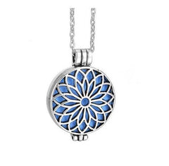 Dual-Sided Stainless Steel Aromatherapy Necklace Jewelry