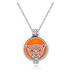 Dual-Sided Stainless Steel Aromatherapy Necklace Jewelry