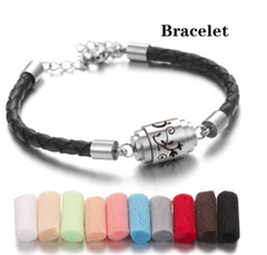 Hollow Stainless Steel Aromatherapy Bracelet