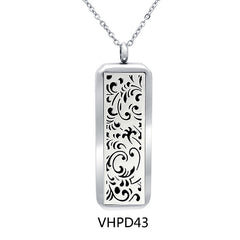 Stainless Steel Aromatherapy Pendant Necklace