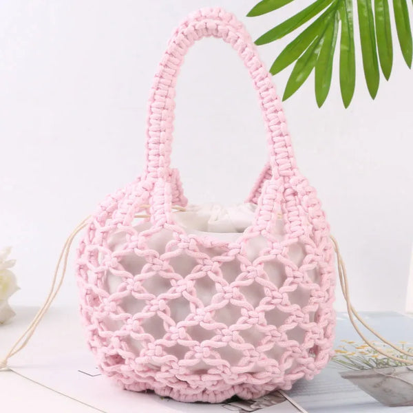 Knitted Cotton Beach Tote
