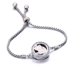 Titanium Steel Essential Oil Aromatherapy Bracelet
