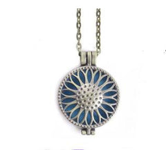 Dual-Sided Stainless Steel Aromatherapy Necklace Jewelry