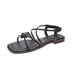 Women's Roman Beach Shoes with Cross Straps