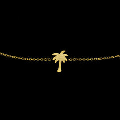 Palm Tree Bracelet - Beach Jewelry Accessory