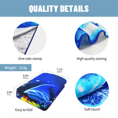 Microfiber Dolphin Beach Towel
