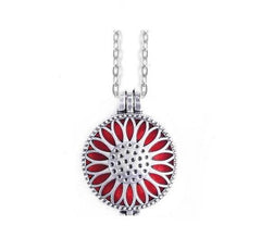 Dual-Sided Stainless Steel Aromatherapy Necklace Jewelry