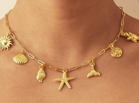 Shell Starfish Beach Necklace