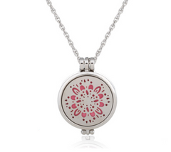 Dual-Sided Stainless Steel Aromatherapy Necklace Jewelry