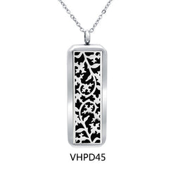 Stainless Steel Aromatherapy Pendant Necklace