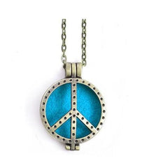 Dual-Sided Stainless Steel Aromatherapy Necklace Jewelry