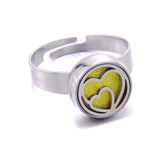 Adjustable Mini Stainless Steel Aromatherapy Ring
