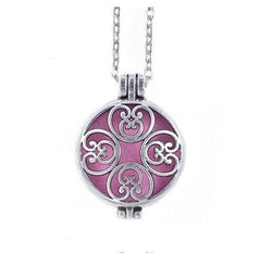 Dual-Sided Stainless Steel Aromatherapy Necklace Jewelry