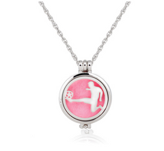 Dual-Sided Stainless Steel Aromatherapy Necklace Jewelry
