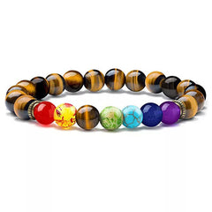 Colorful Lava Stone Aromatherapy Bracelet for Yoga