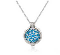 Dual-Sided Stainless Steel Aromatherapy Necklace Jewelry