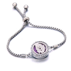Titanium Steel Essential Oil Aromatherapy Bracelet