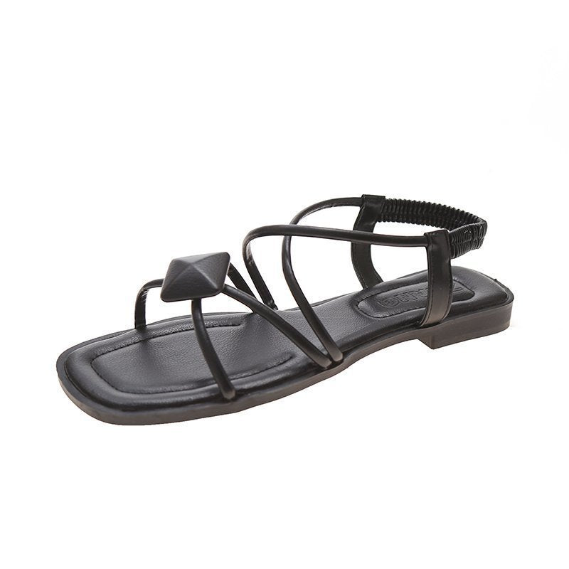 Women's Roman Beach Shoes with Cross Straps