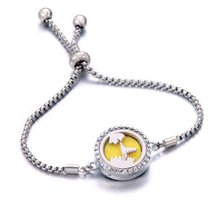 Titanium Steel Essential Oil Aromatherapy Bracelet