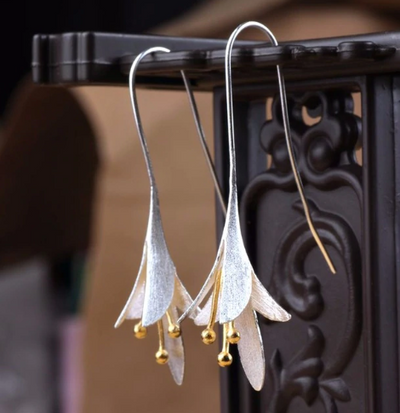 Bellflower Floral Drop Earrings