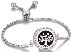 Titanium Steel Essential Oil Aromatherapy Bracelet