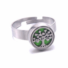 Adjustable Mini Stainless Steel Aromatherapy Ring